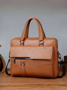 Men's Large Laptop Messenger Bag, Water-Resistant Durable Tote Crossbody Shoulder Bag for Work, Fits 15.6 Inch Laptop with Charger, Documents, Books, Perfect for Business, College, Commuting, Travel, Waterproof Bag