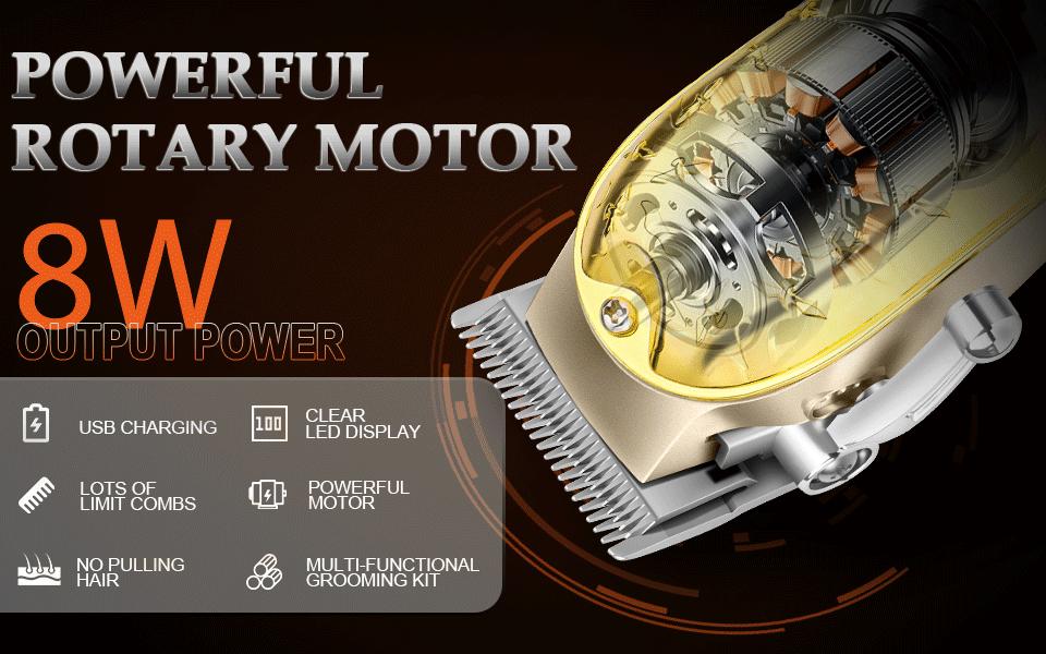 LQT wireless hair clipper Suitable for hair trimming for both adults and children. USB charging. Fashionable design. Hair salon household shaving beauty tools