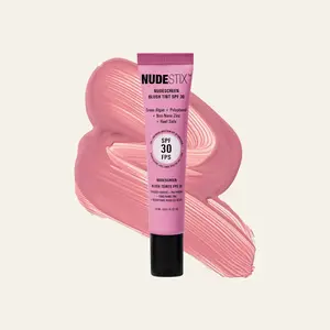 NUDESCREEN Blush Tint SPF 30 - Moisturizing Tinted Blush Sunscreen for Daily Use - Makeup for Eyes, Cheeks, Lips