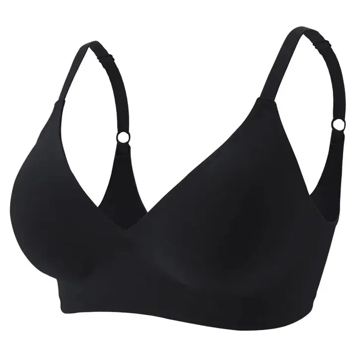 Latex Jelly Seamless Bras for Woman Wireless Sleep Removable Padded Bralette One Piece Brassiere No Wire Comfortable