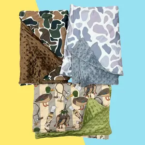 Sunny Baby Clothes Warm Comfy Baby Toddler Children Hunting Sibling Camo Cute Soft Minky Blankets 29x43 Inches Super Soft Camouflage Design