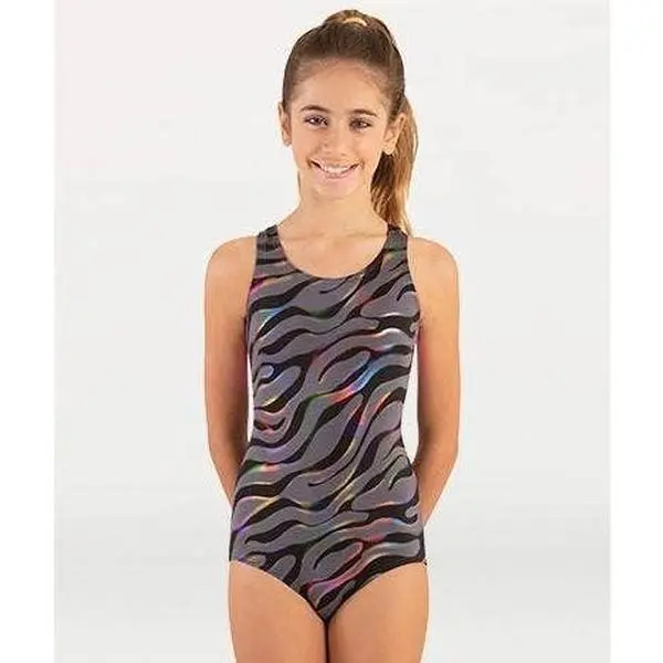 Tank Gymnastics Leotard with Keyhole Back - GIRLS