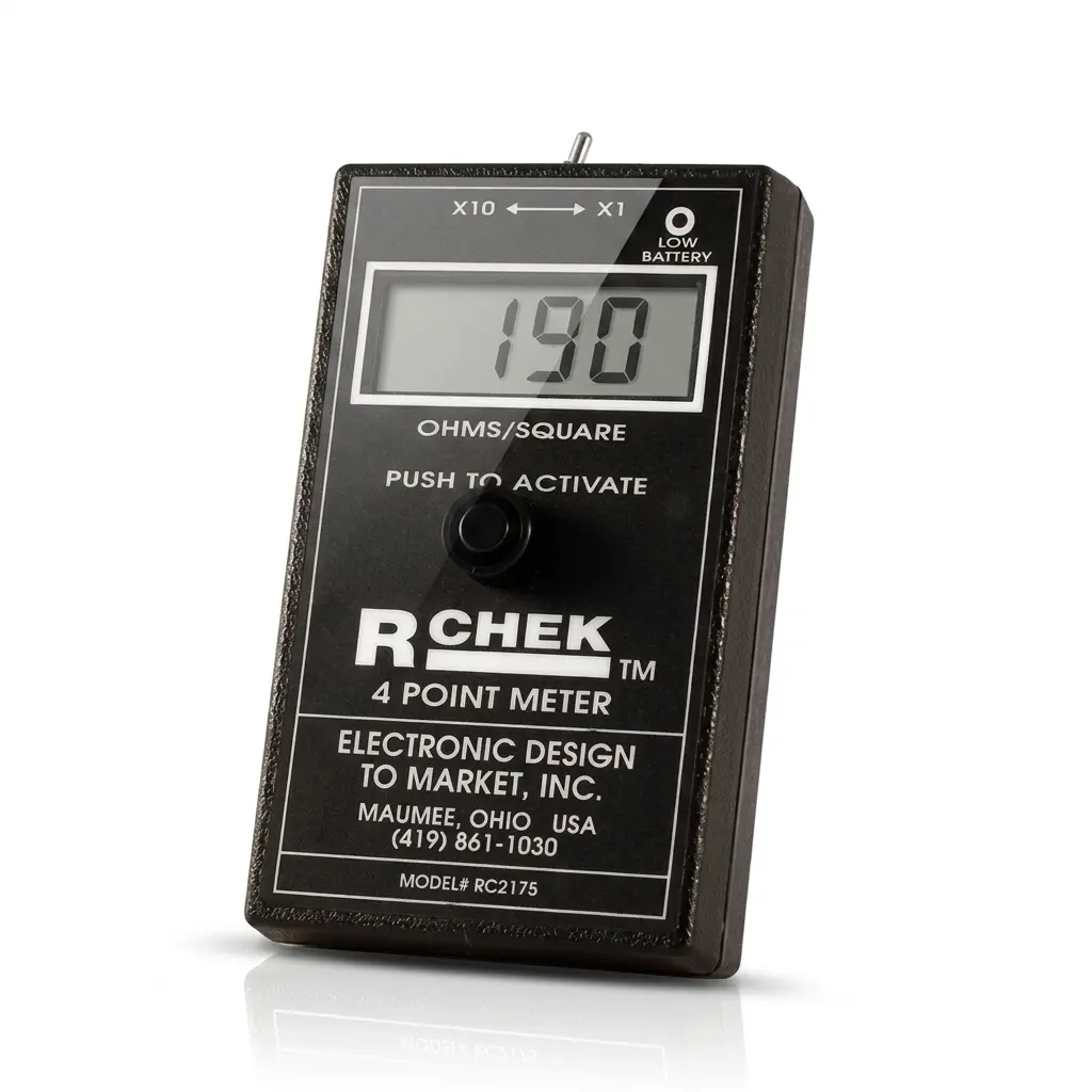 EDTM R-Chek (RC2175) Handheld Surface Resistivity Meter, Made in USA