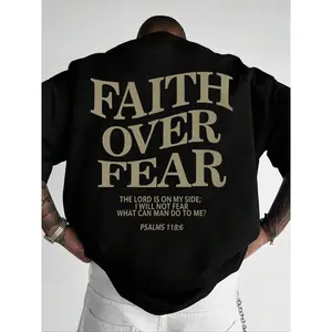 Men's Regular Fit Slogan Graphic Round Neck Tee, Casual  Slogan Tees, Comfortable Streetwear Short Sleeve T-shirt for Summer, Summer Outfits, Back To School Clothes, Menswear for Daily Wear