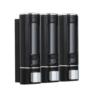 400ML Manual Soap Dispenser, Wall Mounted Punch Free Soap Dispenser, Shampoo and Conditioner Dispenser, Shower Soap Dispenser