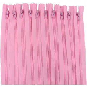 60 count 12Inch Nylon Coil Zippers for Tailor Sewer Sewing Craft Crafter's Specia (Pink)