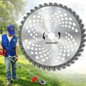 Lawn Mower Blade (230mm X 40 Teeth Alloy), Durable Lawn Care Tool, High-Quality Metal Cutting Edge, Essential Gardening Equipment