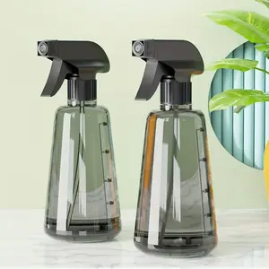 1pc 16.91oz Transparent Plastic Pressure Sprayer with Black Handle - Dual Mode DC/Spray, Ideal for Watering Plants & Household Disinfection, Durable & Easy-to-Use Design, Plant Watering Device|Spray Bottle|Durable Plastic, Watering Can for Garden