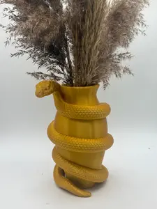 Serpent Spiral 3D Printed Vase