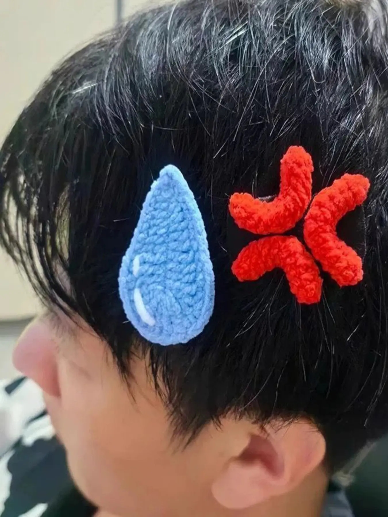 Wool hairpin, cute hairpin, a must-have for girls, emoticon package materialization, super stalk, let the hair have expression, the best gift for girlfriends, for boyfriends, office workers and students need it, Barrettes Hair Clips