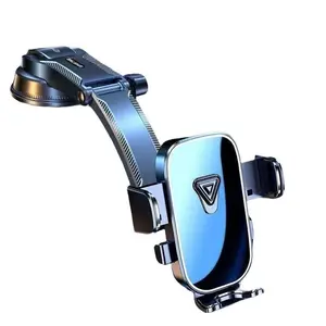 2026 Luxury New Car Phone Holder Suction Cup Dashboard Mount Gravity Automatic Lock Stable Universal Car Navigation Phone Stand Easy Installation Auto Accessories Cell Phone Holder For Car Phone Mount For Car