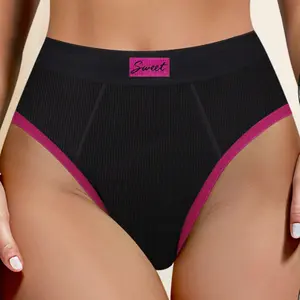 Plus Size Women's Mid Rise Underwear, Soft Breathable Briefs, Tummy Control Butt Lifting Comfortable Panties