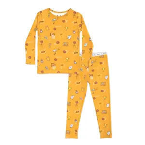 Bellabu Bear Basketball Bamboo Kids Pajamas - Sports Theme Sleepwear for Boys