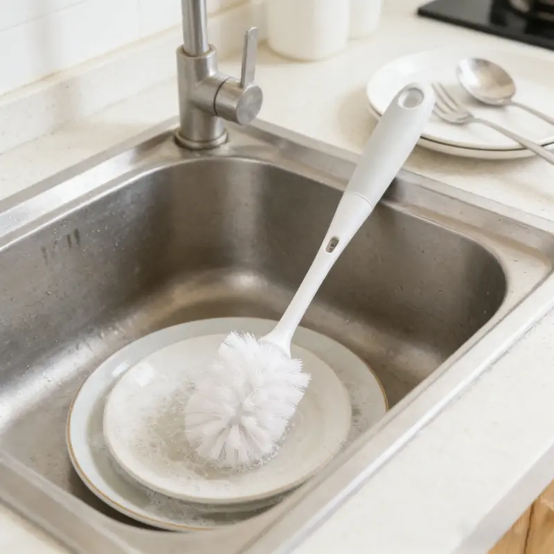 2pcs/3pcs No Dead Corner 2-in-1 Cup Brush, Efficient Stain Remover for Cups & Bottles