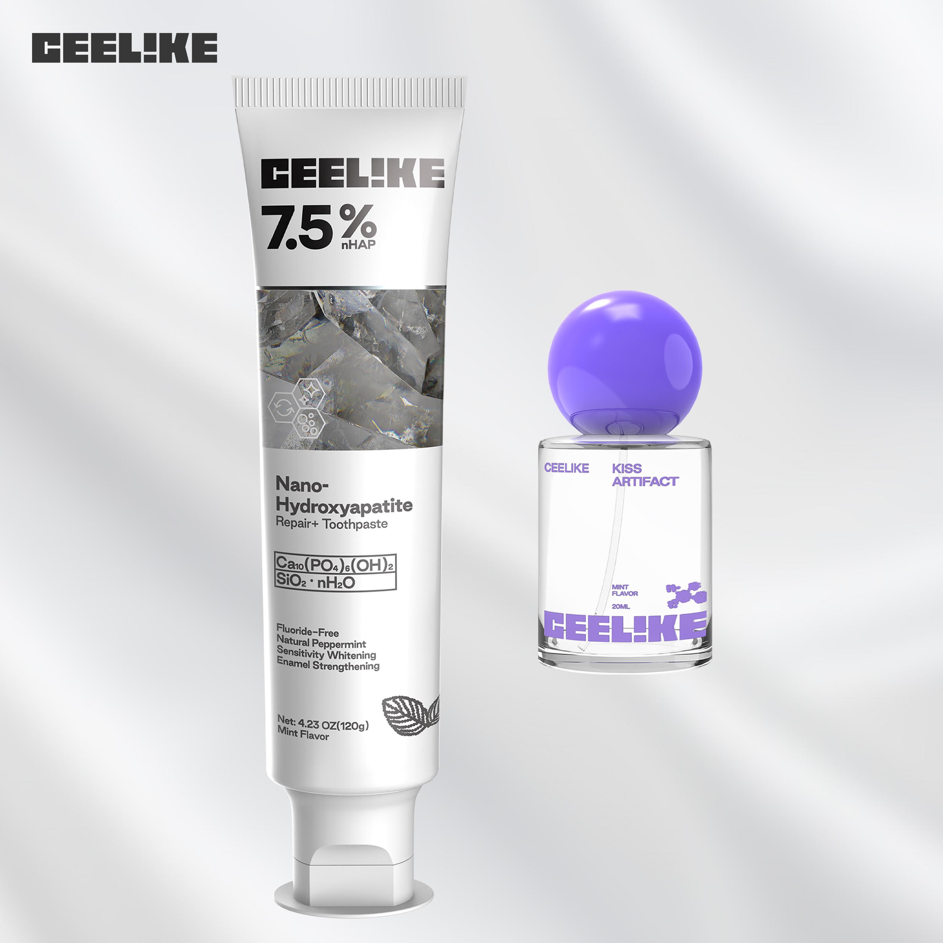 CEELIKE｜MSDRWIKEY Oral Care Set | SP-6, Hydroxyapatite & 7-Pro Toothpaste + Probiotic Spray | Enamel Repair & Fresh Breath