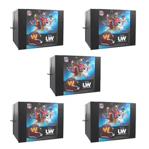 5 Boxer Fanatics UW Signed Authentic Helmet PYT - Sports Trading Card