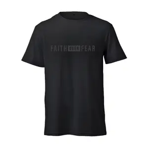 Faith over Fear Oversize Tee 100% Cotton