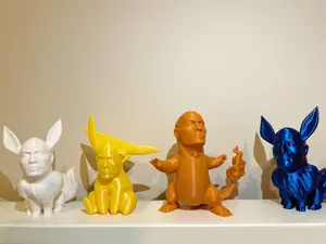 Pokemon Rock 3D Printed -Pokemon , Pokemon Statue,Valentine's Day Decor, Holiday Decor, Anniversary Gift, Home Decoration