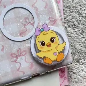 Cute Chicken Magsafe Phone Grip, Acrylic Magnetic Kindle Grip, Accessory for E-Readers, Gift for Animal Lovers