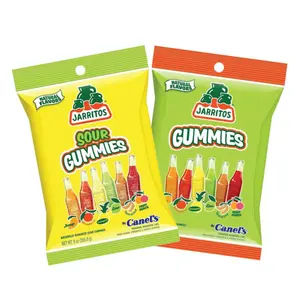 Jarritos Gummies 8 oz- Sour or Sweet Naturally Flavored Gummy Candy, Mexican Candies, Dulces Mexicanos, Snack, Treat chewy