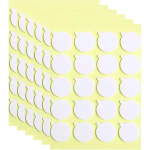 120 count Candle Wicks for Candle Making, Candle Wick Stickers, Heat Resistance Double-Sided Stickers with The Little ''Tail'', Stickers for Candle Making