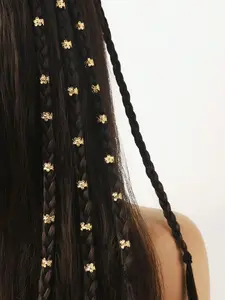 40pcs Alloy Hair Rings for Girls and Women, Stylish Dreadlock and Braid Hair Accessories, Elegant Plain Design for All Seasons, Hair Accessories for Braids