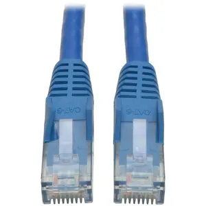 Eaton Tripp Lite Series Cat6 Gigabit Snagless Molded (UTP) Ethernet Cable (RJ45 M/M), PoE, Blue, 1 ft. (0.31 m), 50-Piece Bulk Pack