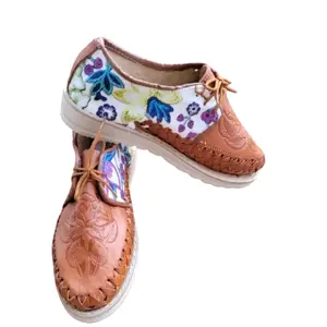 Step into unique artistry with these stunning handmade leather shoes!