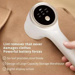 Lint Remover for Clothing Electric Pellet Fluff Remover Rechargeable Portable Fabric HairBall Shaver Removes Lint from Clothes