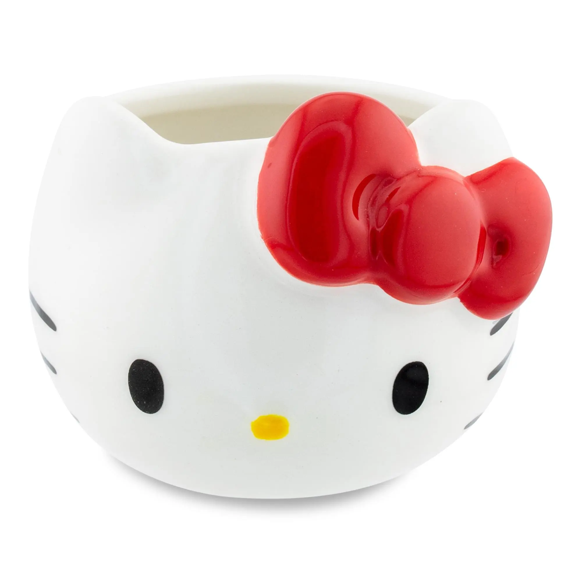Sanrio Hello Kitty Red Bow Sculpted Ceramic Mini Mug | Holds 3 Ounces