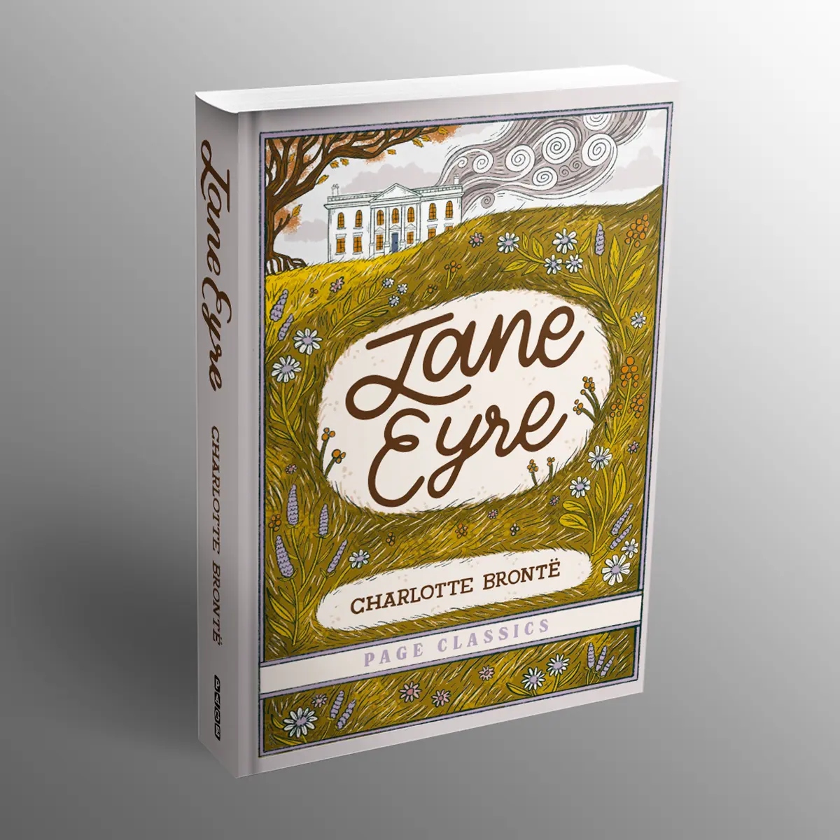 Jane Eyre - Classic Gothic Literature Paperback, Lightweight Portable Romance Novels for Classic Literature Enthusiasts & Everyday Reading