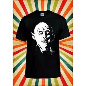 Nosferatu Vampir Horror Funny Cool Men Women T shirt, Clean Lines, Minimalist Look, Comfortable Stretch, Moves with You