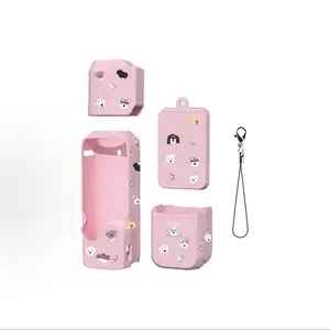 Cute DIY Cartoon Ultra-Thin Silicone Camera Case for Dji Pocket 3, Vlog Protective Shell, Portable Outdoor Full Coverage Anti-Drop Gift