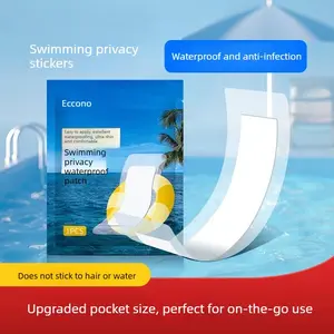 Outdoor rainforest swimming private sticker worry-free waterproof sticker transparent summer swimming pool women's private parts waterproof sticker hot spring barrier sticker