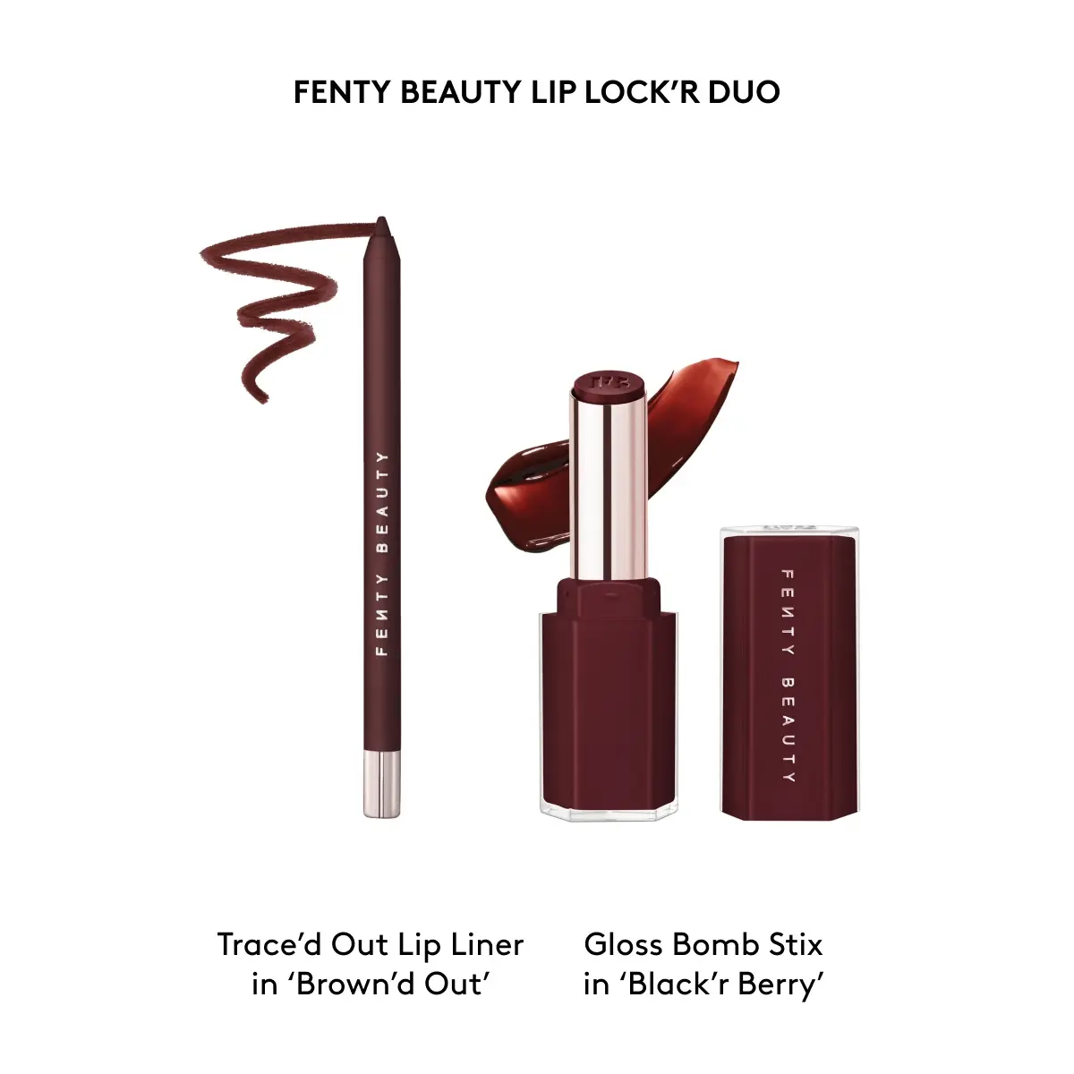 Brown’d Out Lip Liner + Black’r Berry Gloss