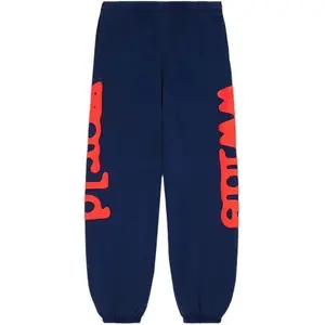 Sp5der Worldwide Beluga Sweatpants Navy Red