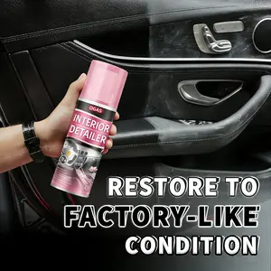 3/2/1 PACK Car Interior Detailer Spray – All-in-One Waterless Wash Wax & Interior Cleaner, Restores & Protects Leather, Plastic, Vinyl & Rubber. UV Protection, Quick Detailer for Shiny Finish. Auto Care Kit