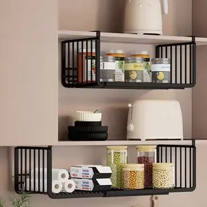 Scalable Shelf Storage Basket, Hanging Basket, Cabinet Organizer, Space Saving, Heavy-Duty Sliding in Type, Suitable for Kitchens, Desks, Bookshelves