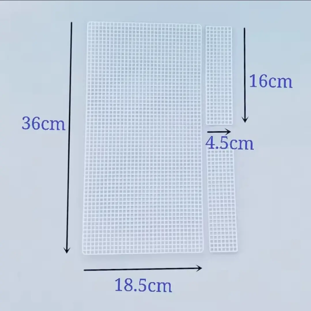 2 piece DIY Plastic Mesh Canvas Bag Sheet 2 piece DIY Plastic Mesh Canvas Bag Sheet