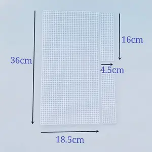 2 piece DIY Plastic Mesh Canvas Bag Sheet 2 piece DIY Plastic Mesh Canvas Bag Sheet