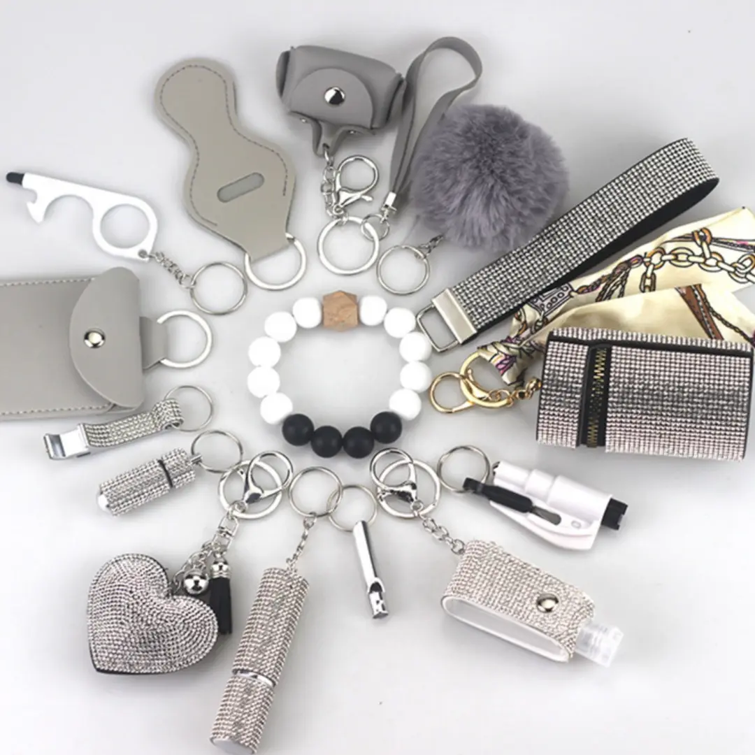 fancy Keychain - Diving Fabric Construction, Fashion Accessory for Daily Use