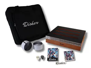 Disher Adjustable Guitar Pedalboard (Club/Medium Size) 16'' x 15.5'' x 3.5''
