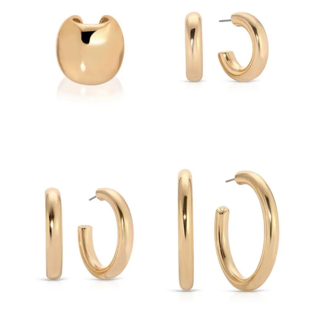 Classic Ear Stack Bundle Statement Earrings Earring Stacking Set