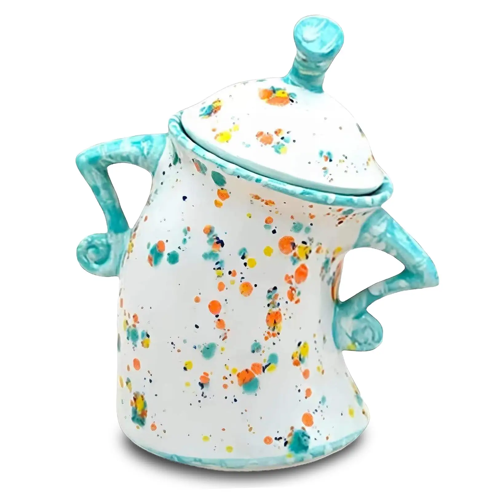 Ceramic Canister with Attitude– Sassy Flour Sugar Storage Containers, Coffee Canisters with Airtight Lids, Cute Kitchen Storage Canisters for Countert