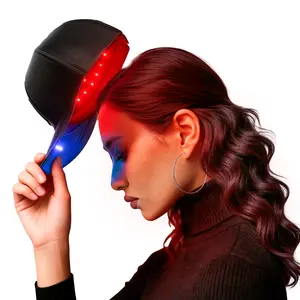 INIA REGEN Laser Hair Growth Cap, Help Reduce Shedding & Support Thicker Hair | 398 Lasers & LEDs Full-Scalp Red Light Therapy, Blue Light Scalp Care, Wireless & Portable