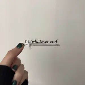 to whatever end throne of glass sticker | kindle sticker