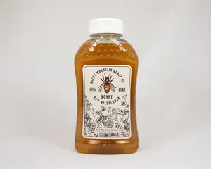 (Case of 12) Raw Wildflower Honey 16oz.