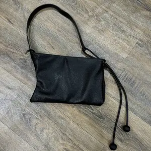 Soft PU Leather Crossbody Bag  | Cute Ball Decor + Chic Everyday Style