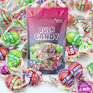 Charms Blow Pops Assorted Lollipops Bulk Bag 1lb or 2lb Mix Bubble Gum Filled Suckers Classic Fruity Flavors Individually Wrapped Party Candy Pinata Filler Sweet Snack Cherry Sour Apple Grape Strawberry Watermelon - Bonbon