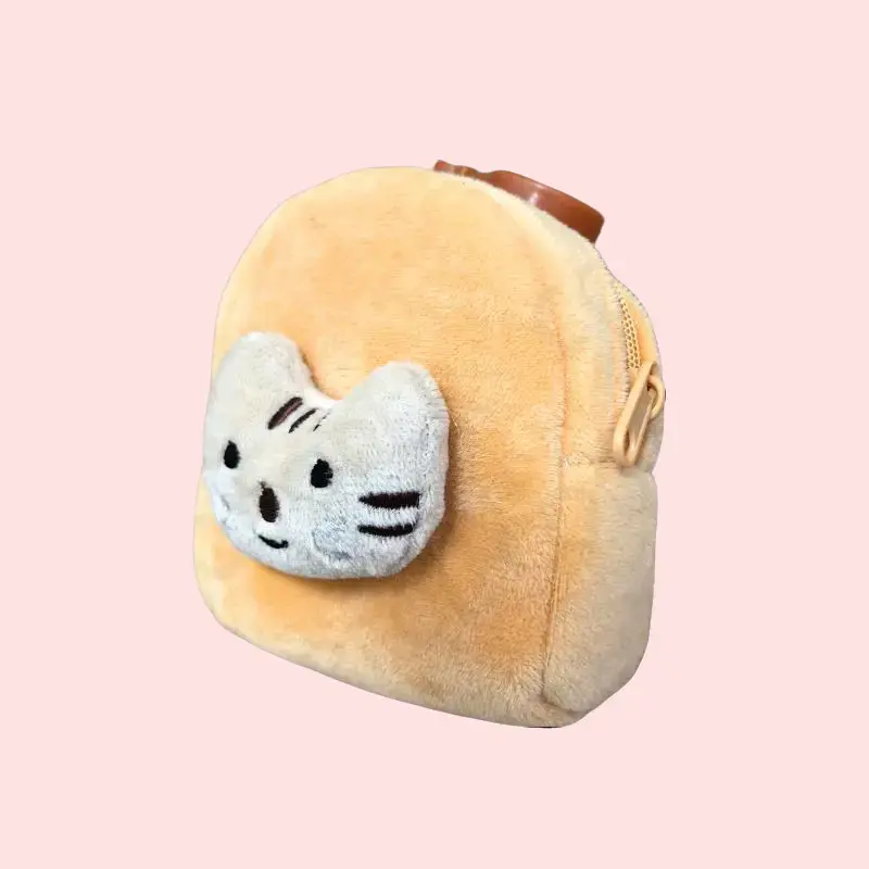 [Summer Picks] Women's Casual Embroidered Animal Motif Zippered Coin Pouch Wallet - Mini Student Organizer for Keys, Accessories, Earphones, Gift Ideas for Women, Wallet With Zipper